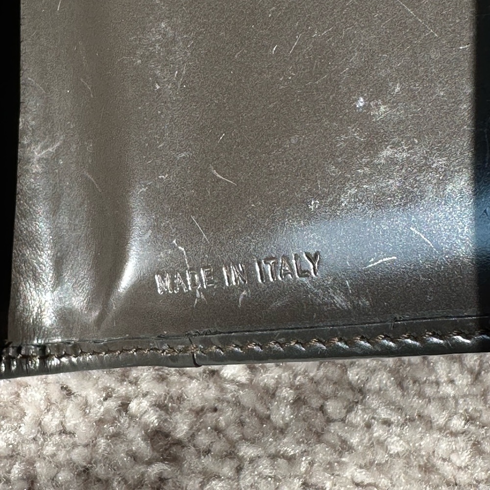 Prada Wallet - Spazzolato Portafoglio in Color Gray Smog with authenticity card - Picture 14 of 16